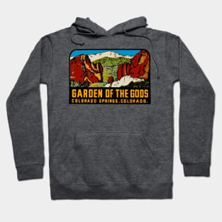 Garden of the Gods Vintage Style Design Hoodie